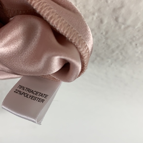 St. John Pink Silk Side Drape Cocktail Dress 2 - Picture 4 of 7